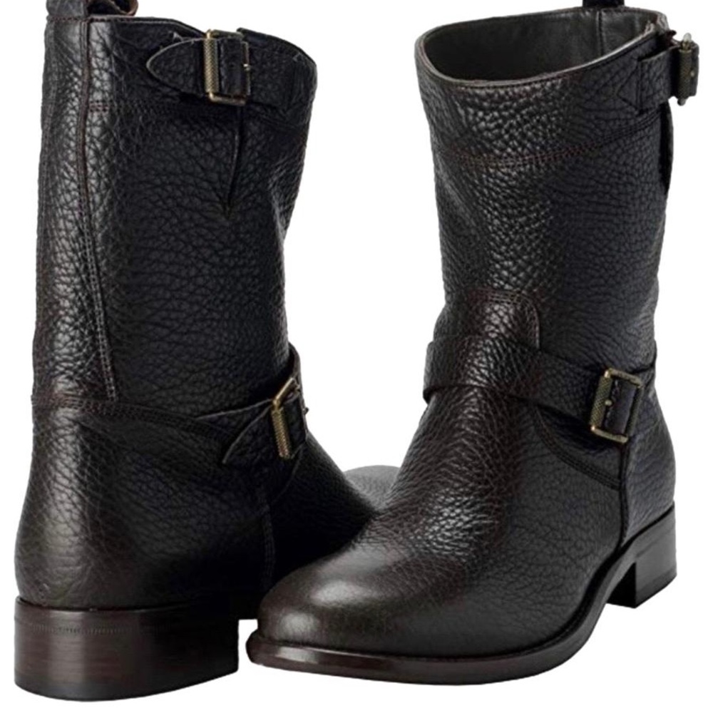 Belstaff Bedford Black Moto Ankle Boot Bootie 37